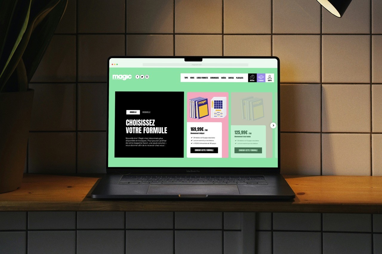 Aperçu du site MAGIC RPM